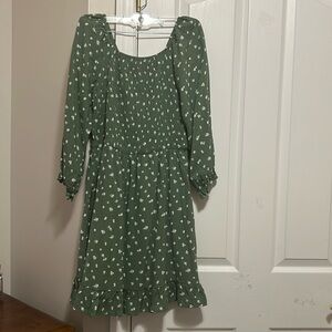 short spring flowy dress
